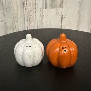 2 Piece Salt & Pepper Pumpkin Shakers